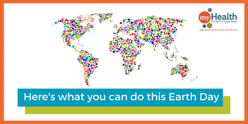 World Map Filled with dots of people supporting Earth Day 2020