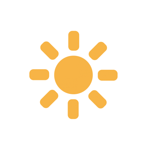 sun icon indicating new staff or board member